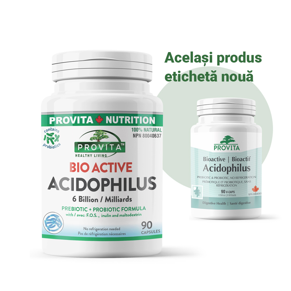 acidophilus 90c old vs new provita